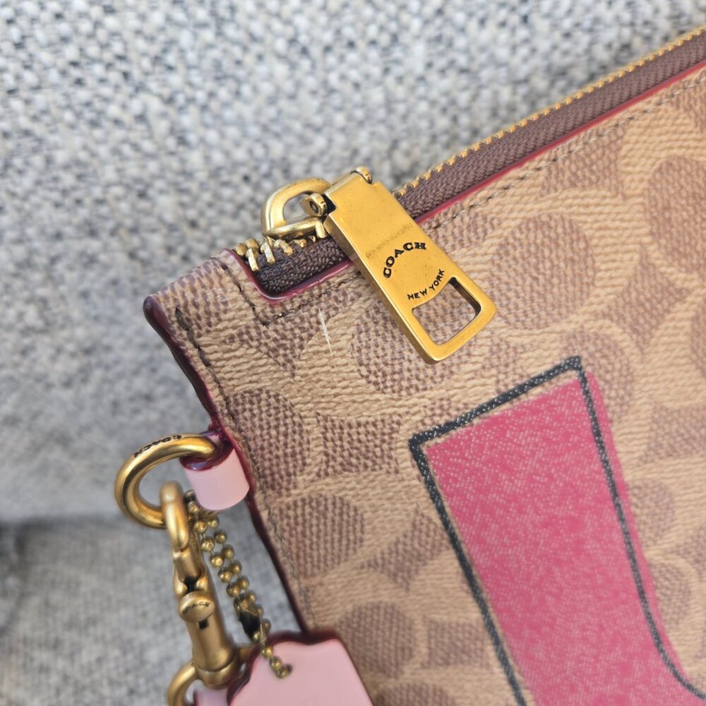 Coach Charlie Pouch In Signature Canvas - Picture 7 of 16